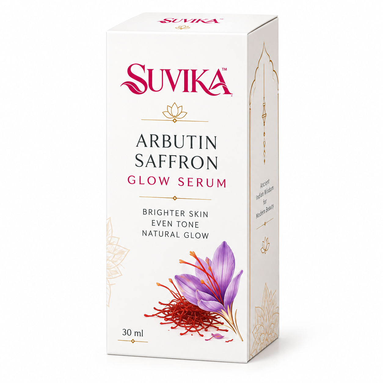 Suvika Arbutin Saffron Glow Serum